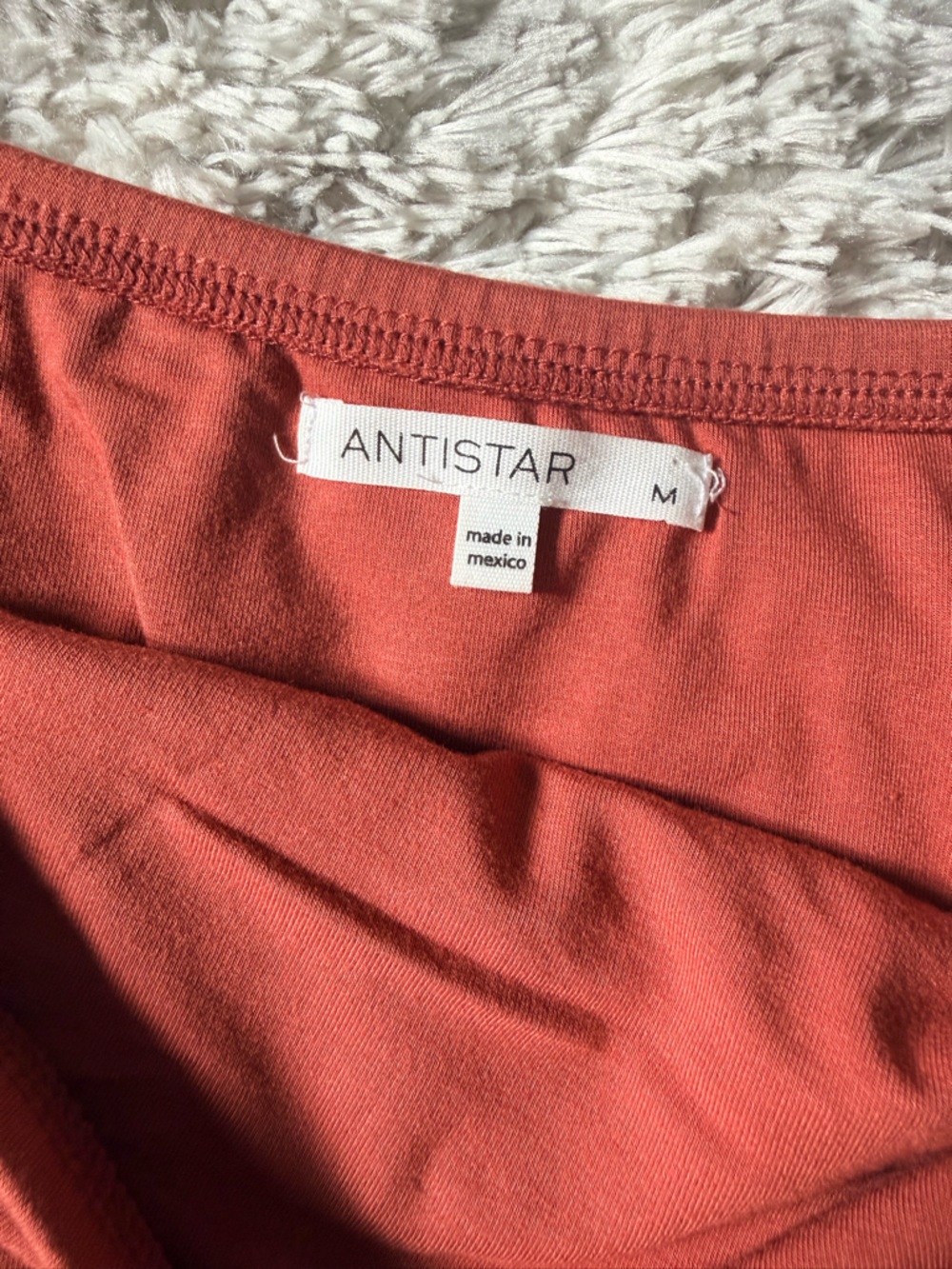 Rust Colored Strapless Top - Picture 2 of 3